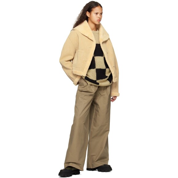 TheOpen Product Check Sweater Size 2 M Womens Check Knit $145 - Picture 3 of 12